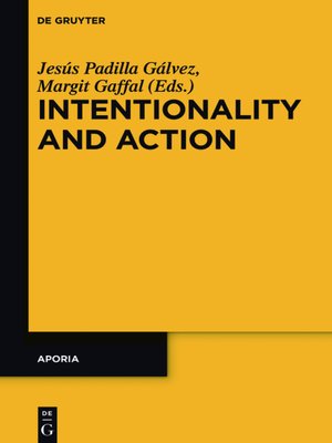 cover image of Intentionality and Action